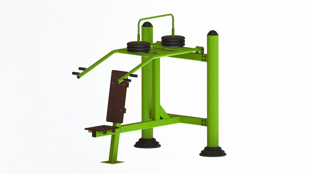 Уличный тренажер взрослый Жим вверх с изменяемой нагрузкой  Pioner A17342