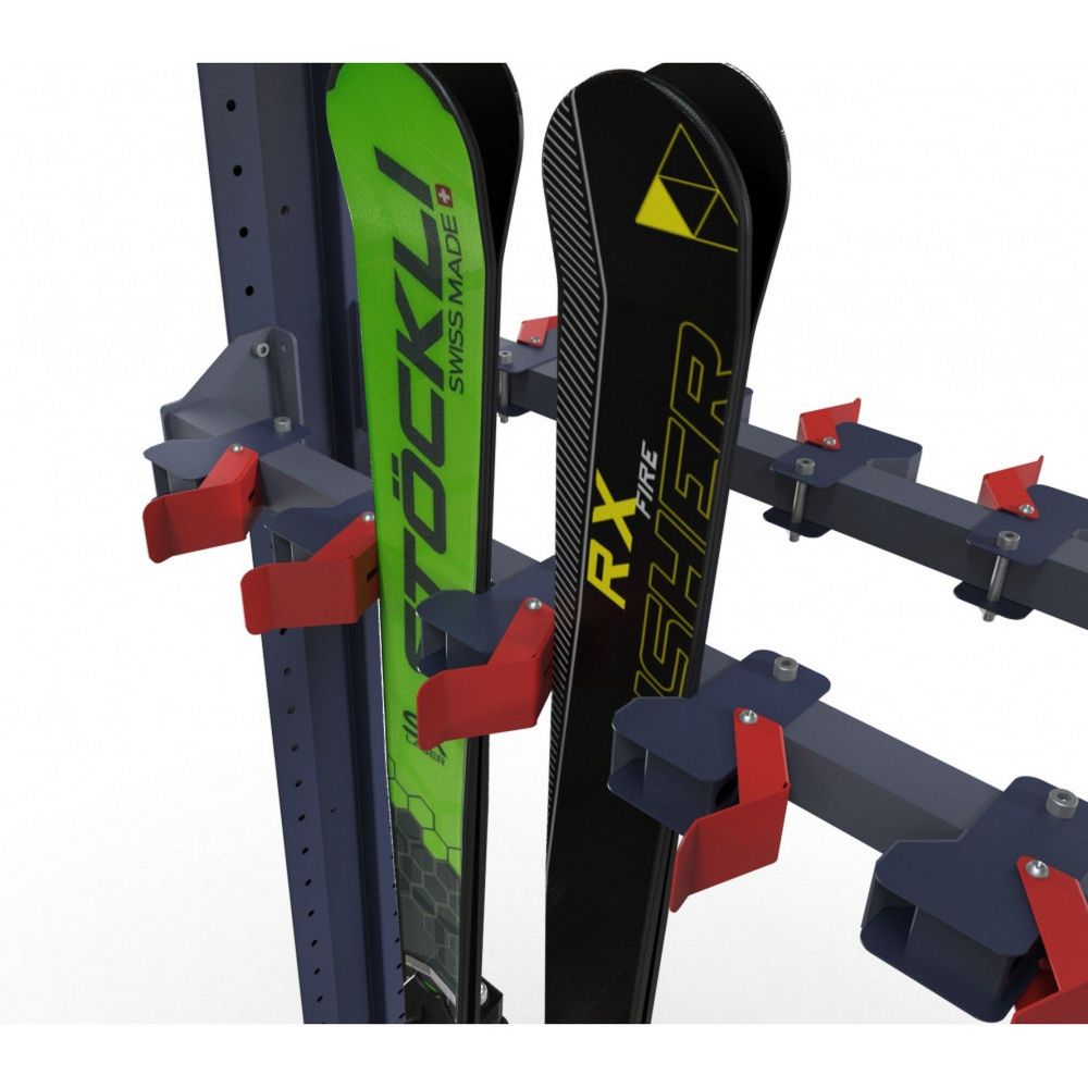 Стеллаж ClipS для горных лыж, двухсторонний 219х155х67см  ClipS-18