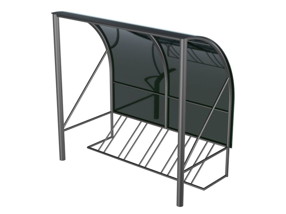 Велопарковка с навесом на 5 мест  Pioner A10104