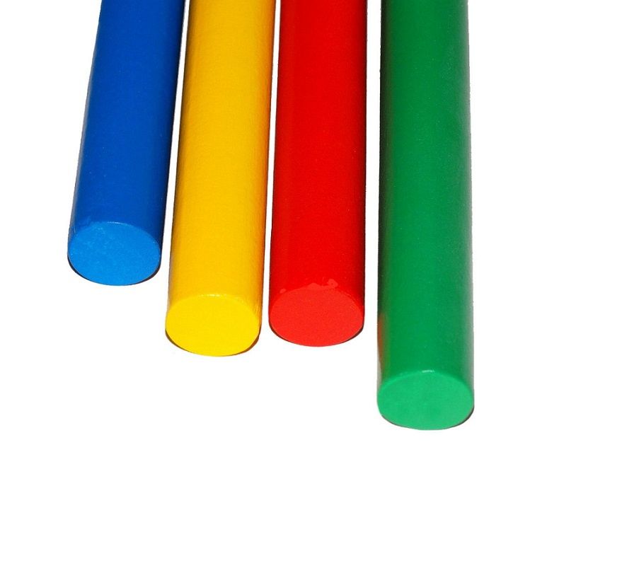 Палка гимнастическая 1,1 м цветная  Pioner A16014