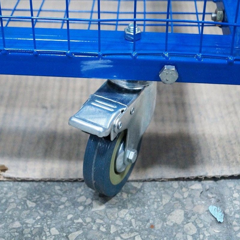 Корзина для хранения мячей передвижная металл, разборная  (сетка) Pioner A14062