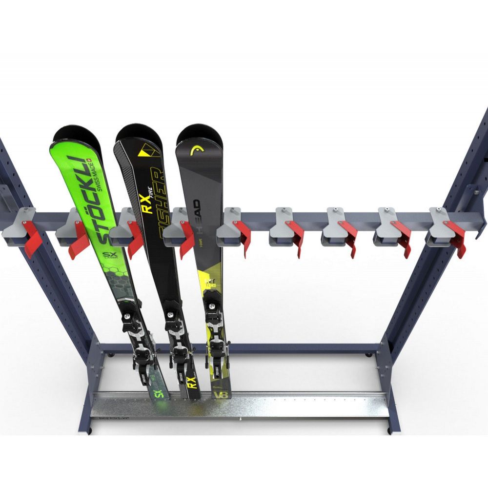 Стеллаж ClipS для горных лыж, односторонний 219х243х45см  ClipS-15