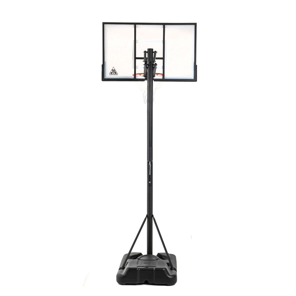 Баскетбольная мобильная стойка DFC STAND52P 132x80cm поликарбонат раздижн. рег-ка (два короба)
