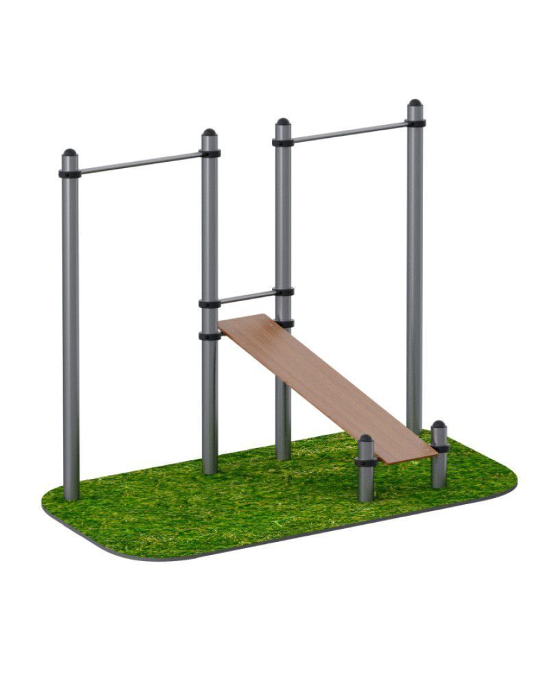 Скамья для пресса с турником   Pioner A15516