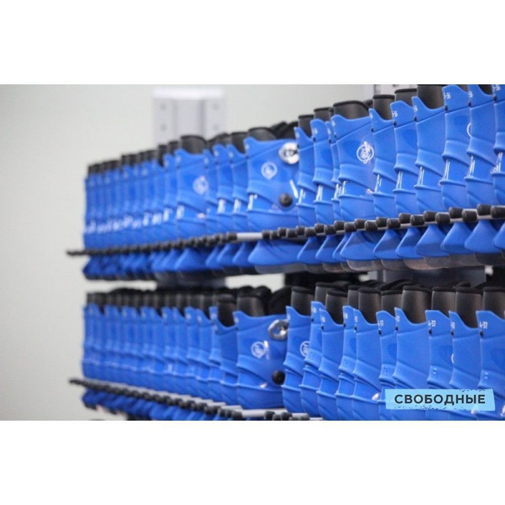 Стеллаж «Премиум» для коньков и роликов, двухсторонний, 108 пар, 6 полок, KPD6-108