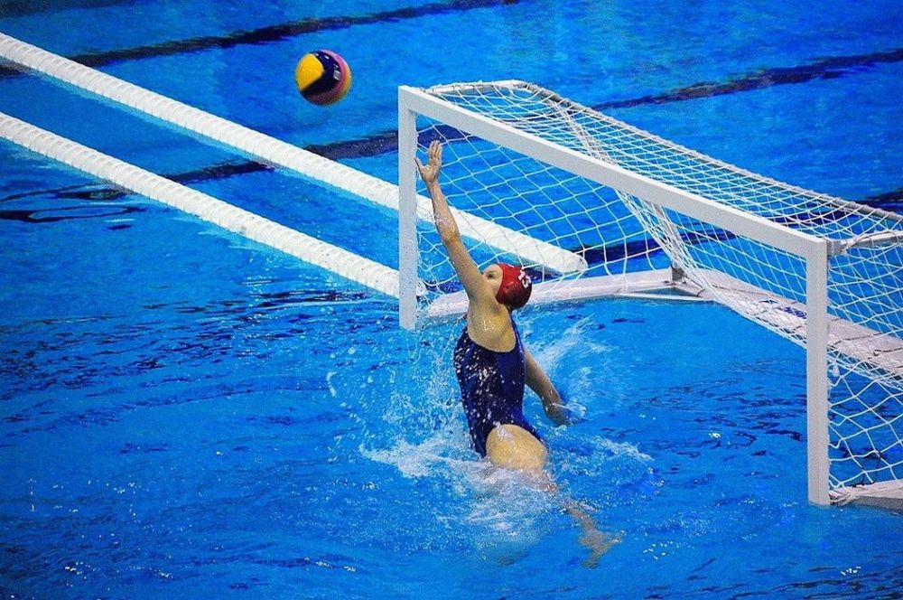 Сетка водное поло Д= 2,2мм, яч. 10x10 Размер 0,90x3,00x1,00м.  Pioner A14595