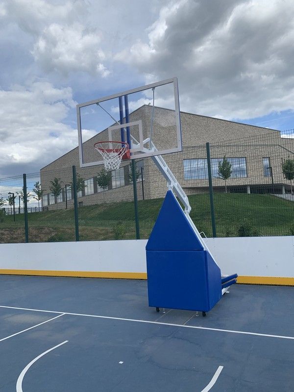 Стойка баскетбольная мобильная складная массовая  вынос 160 см Pioner A13458