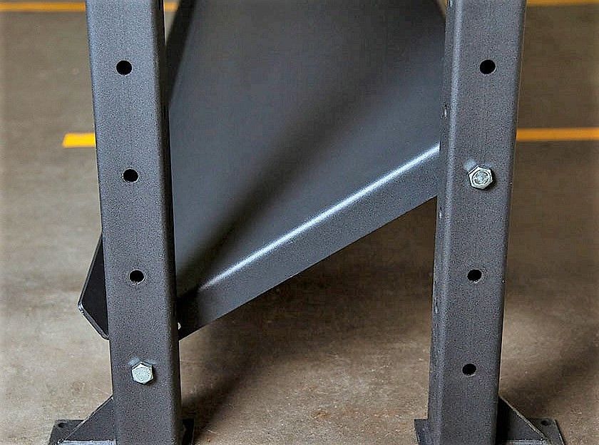 Модульный стеллаж  для гантелей, гирь и медболов 258х43х120 (2 секции) Pioner A12220