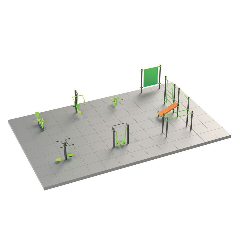 Спортивная площадка 104 кв.м  Pioner A17449