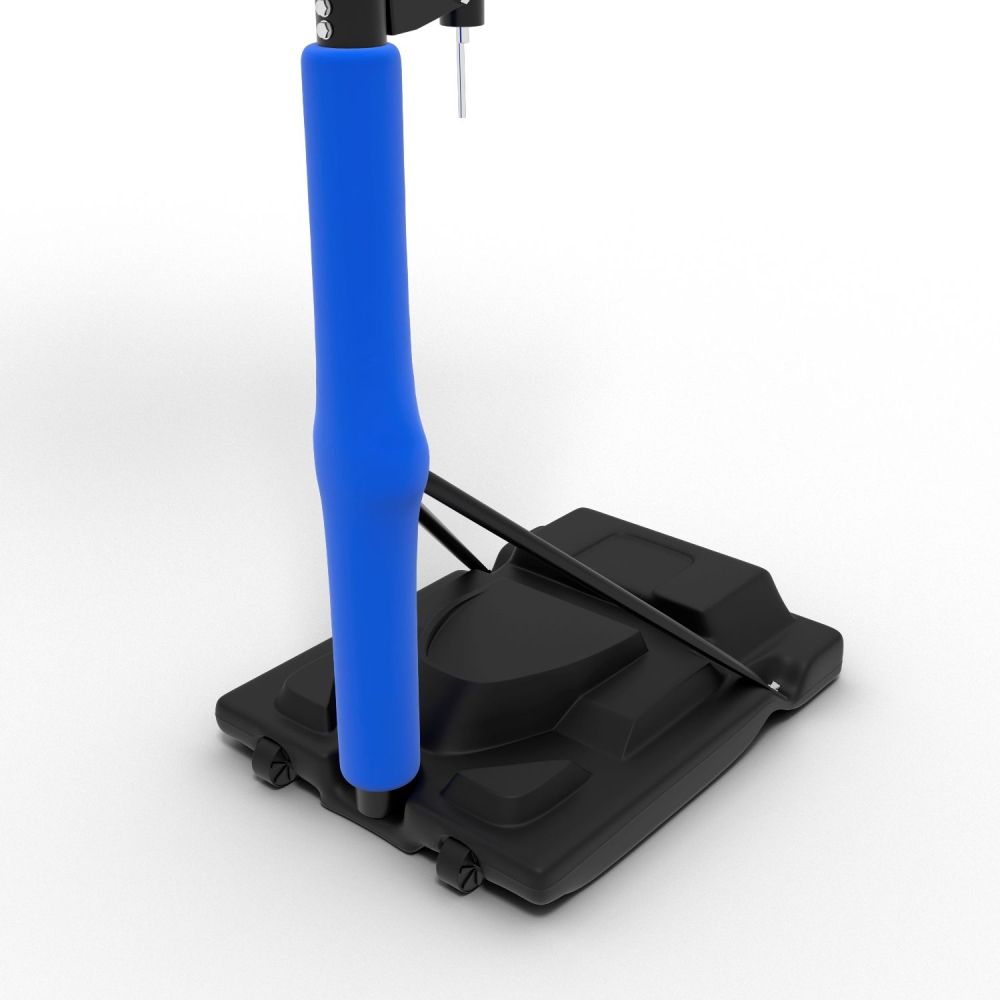 Баскетбольная мобильная стойка DFC STAND44PVC1 110x75cm ПВХ винт.регулировка