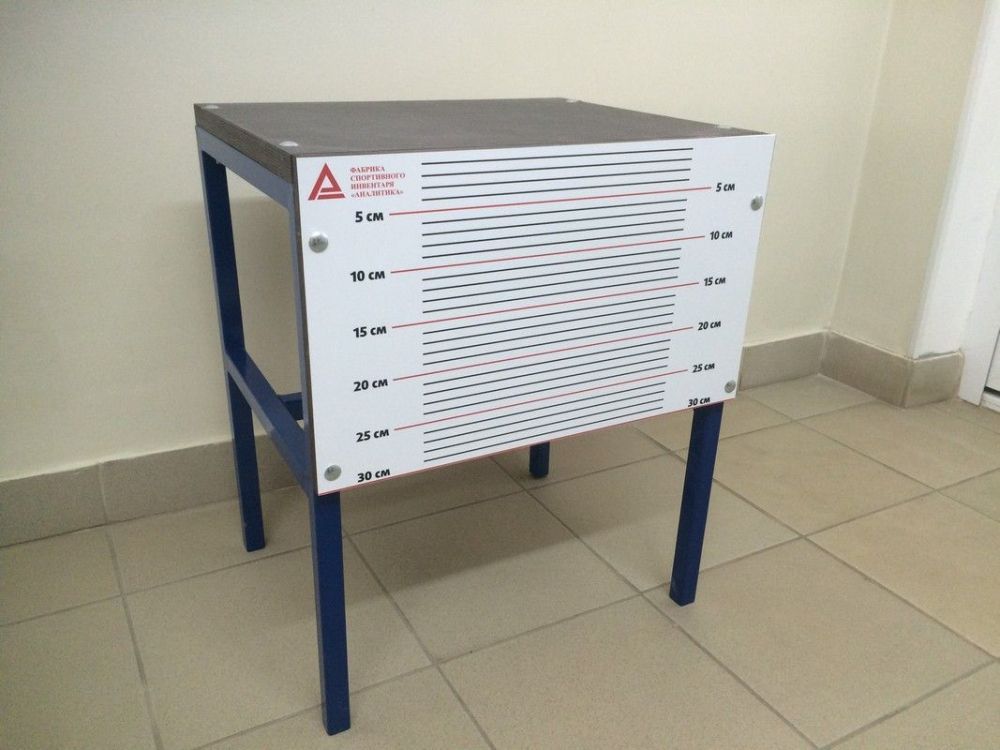 Скамья для измерения гибкости 50х40х33,5 cм стационарная,  Pioner A15195