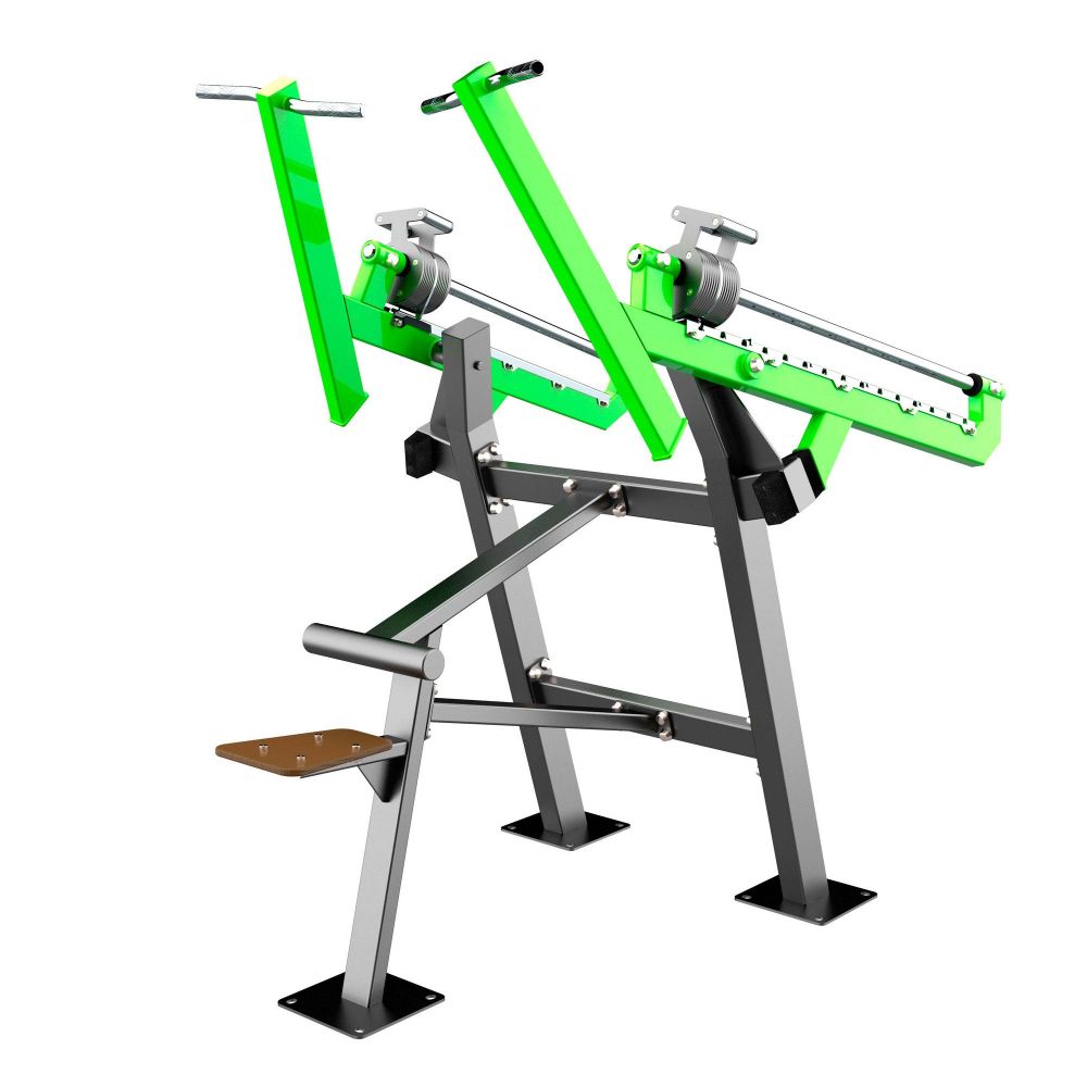 Уличный тренажер Верхняя тяга с пременной нагрузкой Pioner A17654