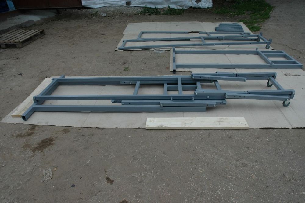 Стойка стритбольная складная с щитом из оргстекла 8 мм. Pioner A13421