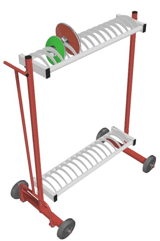 Подставка для дисков легкоатлетических передвижная  Pioner A15092