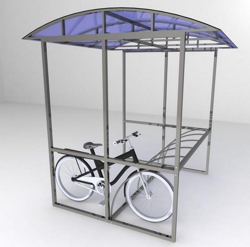 Велопарковка крытая на пять веломест (разборная) Pioner A10150