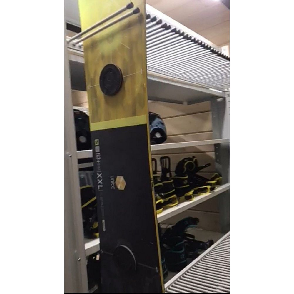 Стеллаж Премиум СП-2 для сноубордов, двухсторонний с корзиной 219х243х67см  SP2-168