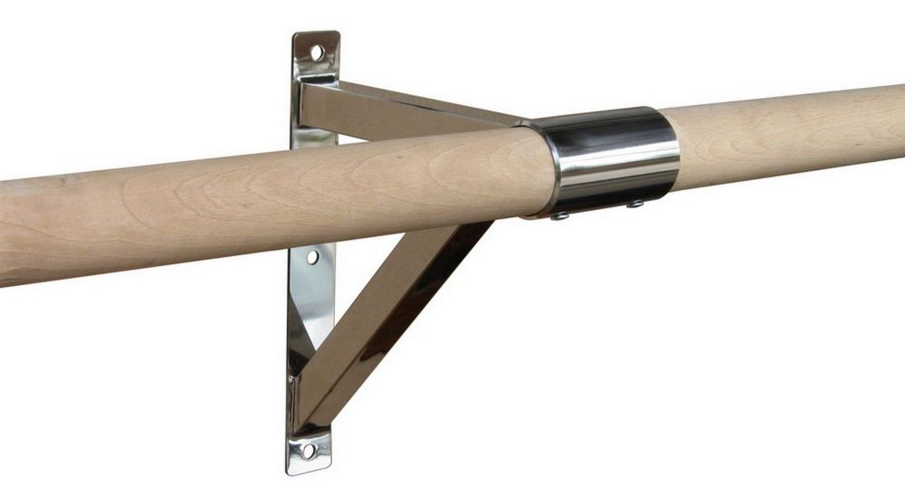 Кронштейн настенный (1-рядный) нержавеющая сталь  Pioner A15248