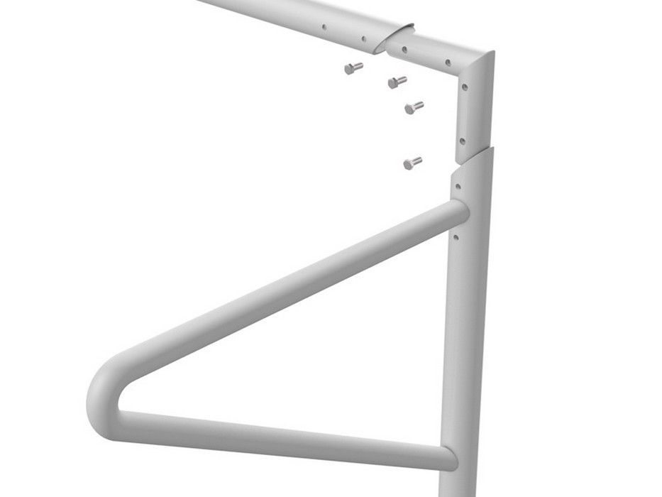 Ворота футбольные с консолями для натяжения сетки, разборные (5х2 м)  Pioner A13834