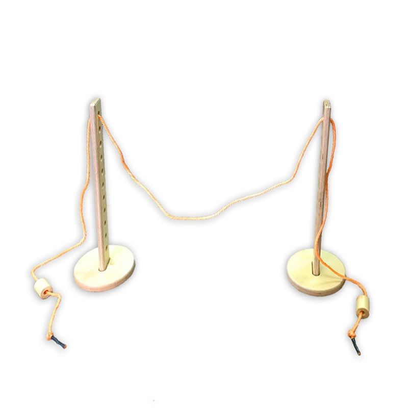 Стойки для прыжков в высоту из фанеры со шнуром 600 мм  Pioner A12874