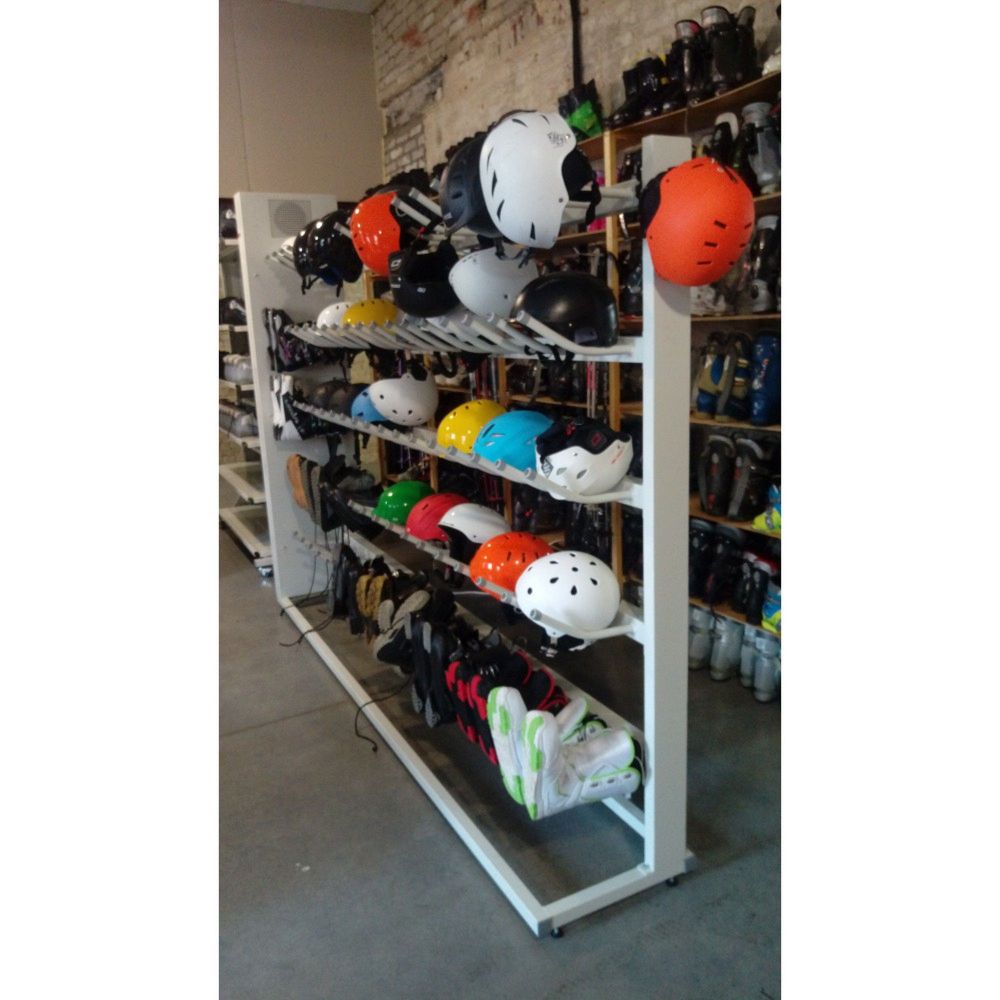 Сушильный стеллаж СЛ2 - Премиум для обуви, односторонний 199х247х67см  SLP-35