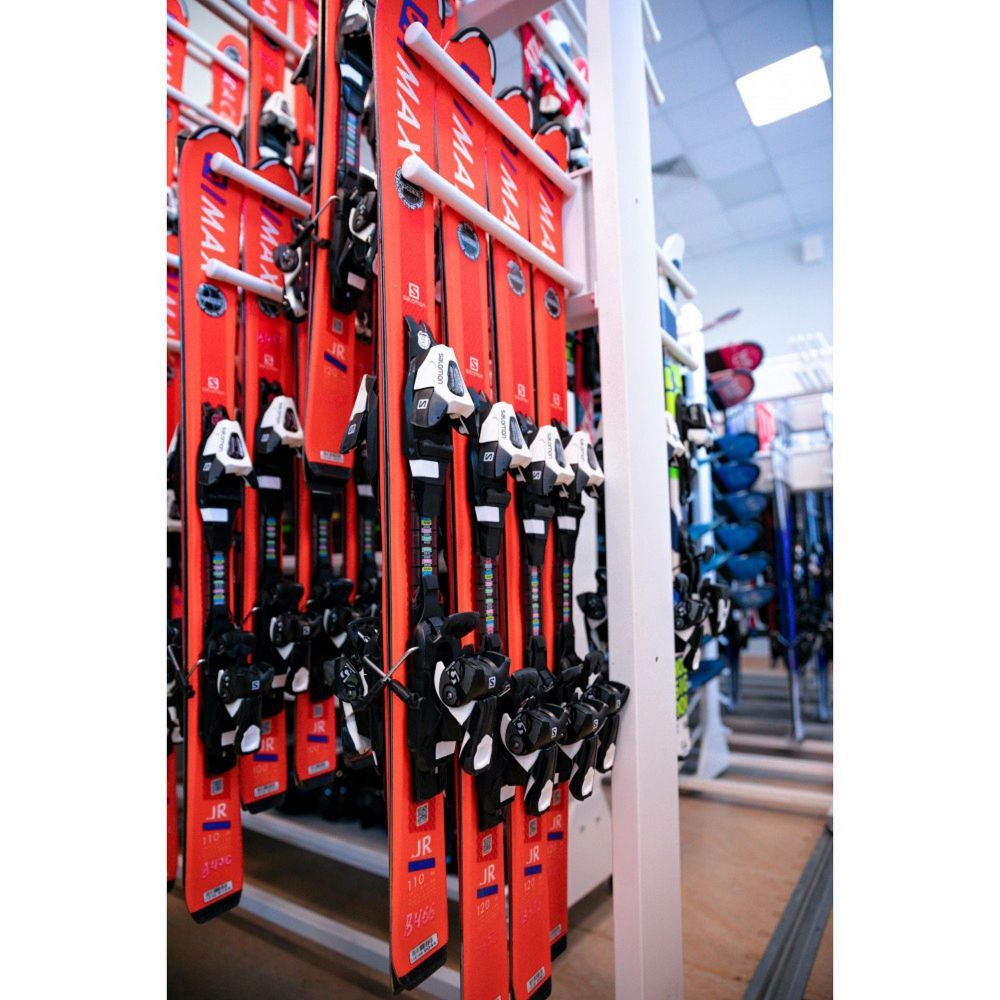 Стеллаж Премиум-У для горных лыж, двухсторонний 219х243х90см  GLPY-102