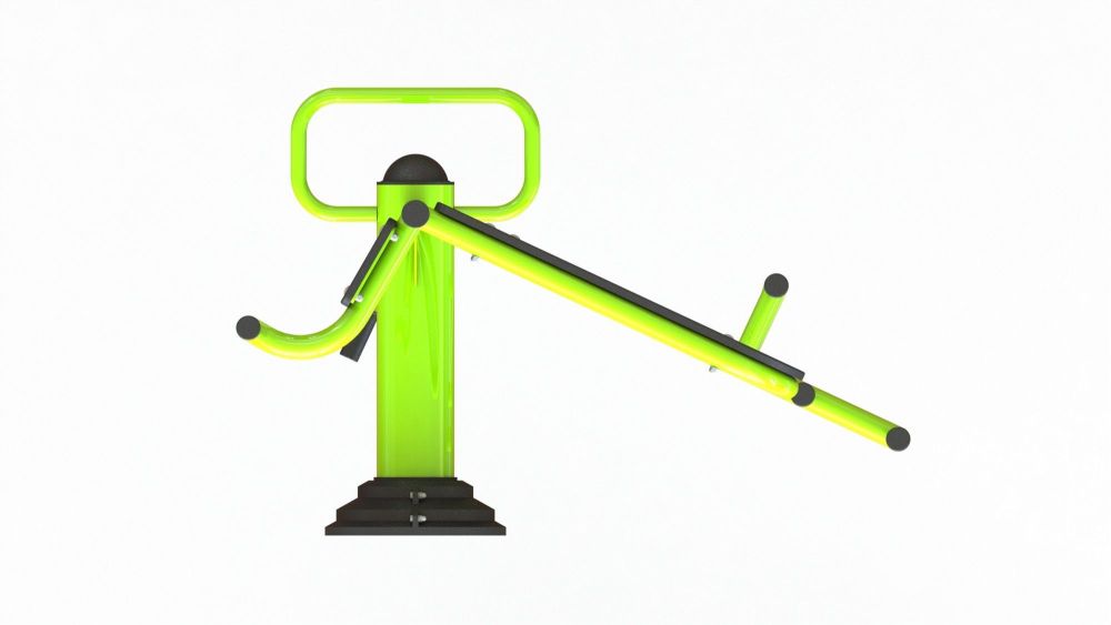 Уличный тренажер взрослый Пресс + Гиперэкстензия для двоих Pioner A17406