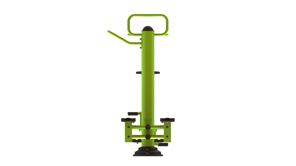 Уличный тренажер взрослый Велосипед + Степ +Шагоход для троих Pioner A16959