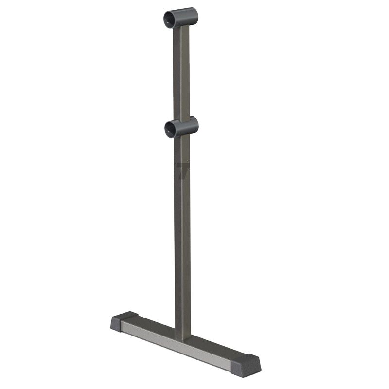 Переносной хореографический станок двухрядный (опоры - нерж. сталь)  Дуб Pioner A14039