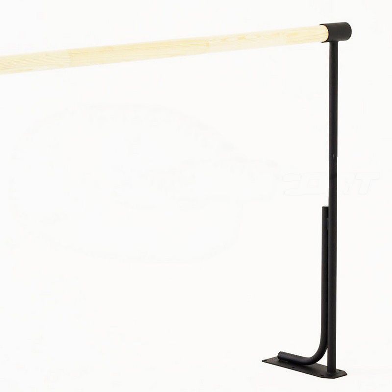 Хореографический станок однорядный напольный   Бук Pioner A14207