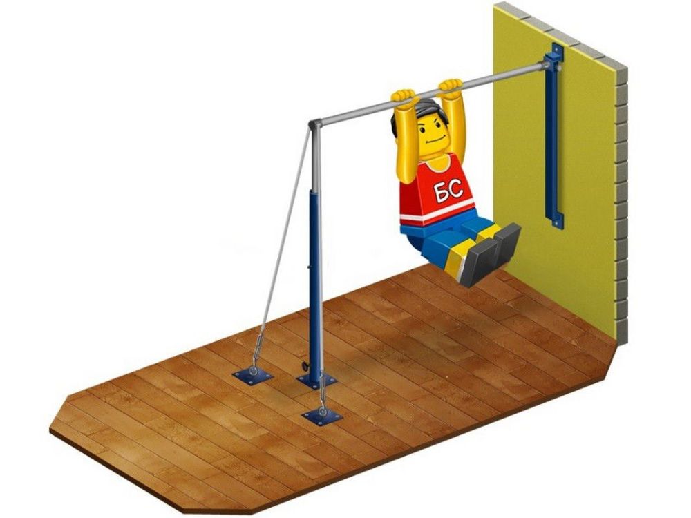 Перекладина гимнастическая пристенная  Pioner A14763