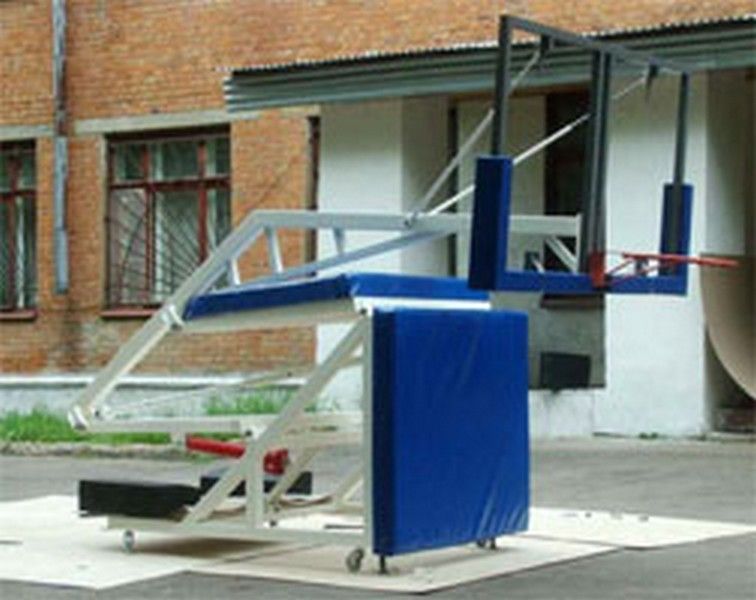 Стойка баскетбольная мобильная складная, массовая, вынос 2.25 м  Pioner A10067