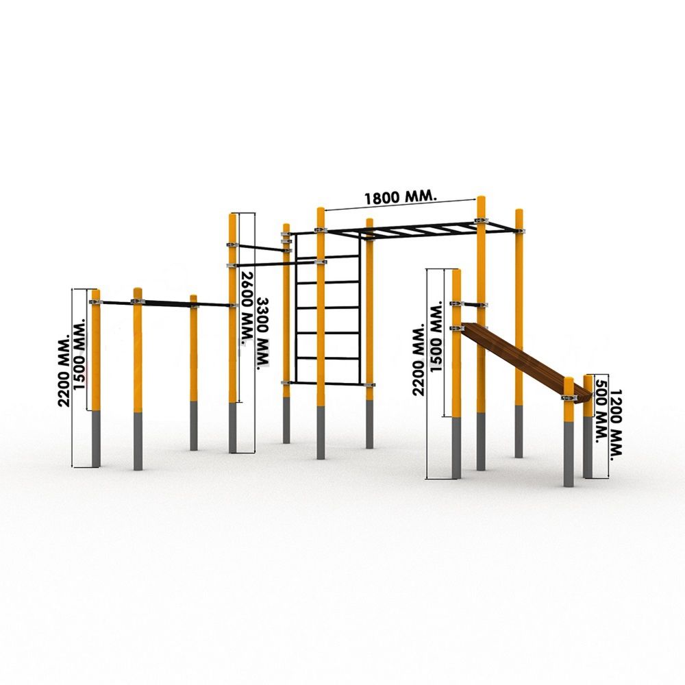 Комплекс для занятий Воркаут  Pioner A16676