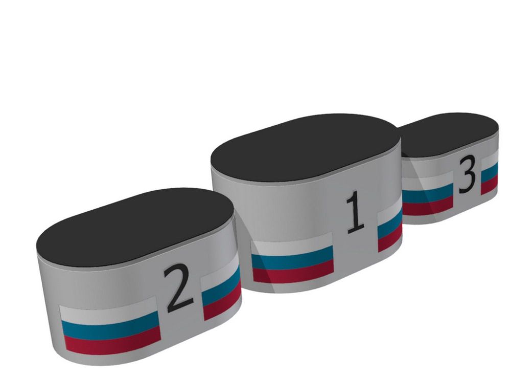 Пьедестал для награждения "матрешка" овальный  Pioner A15088