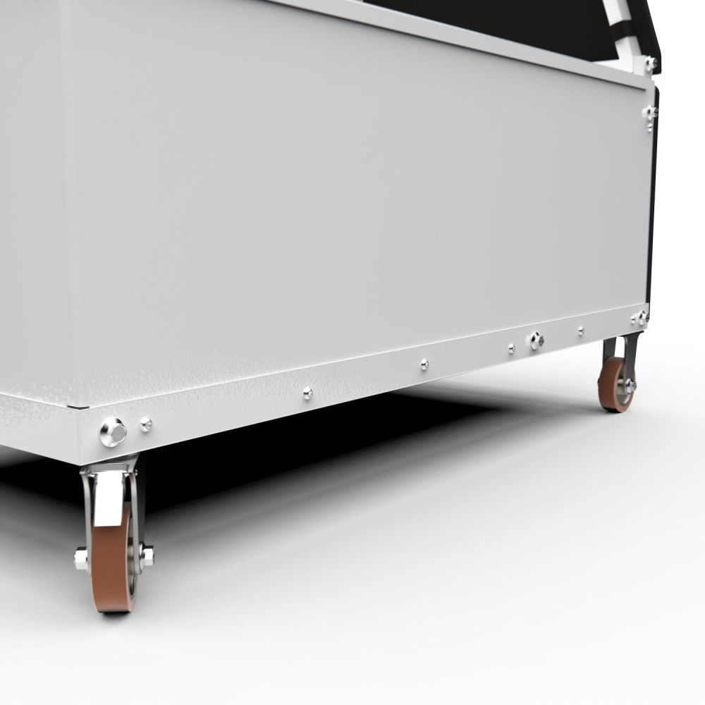 Баскетбольная мобильная стойка DFC STAND50SG 127X80CM поликарбонат (3кор)