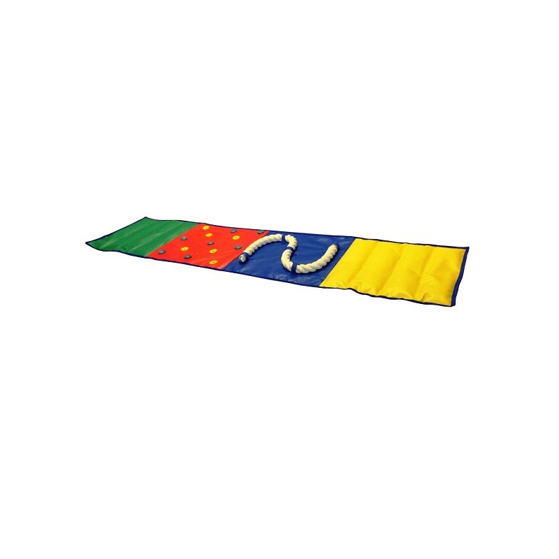 Дорожка сенсорная, 180x40 см  (песок, горох, канат, пуговицы) Pioner A10892