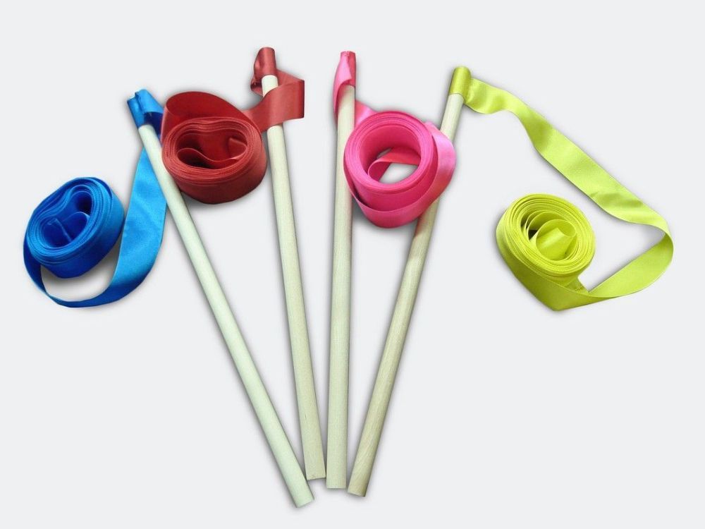 Лента атласная на деревянной палочке 20 м Pioner A15045