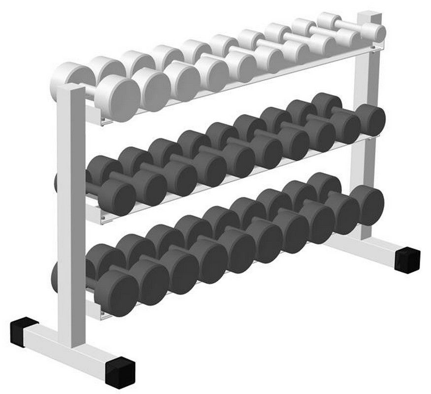 Стеллаж для гантелей на 25 пар Pioner A12222