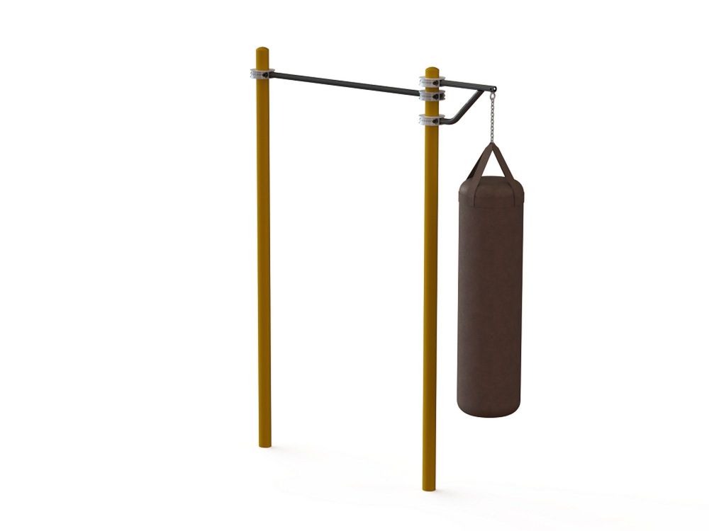 Турник классический для занятий Воркаут с боксерской консолью  Pioner A17357