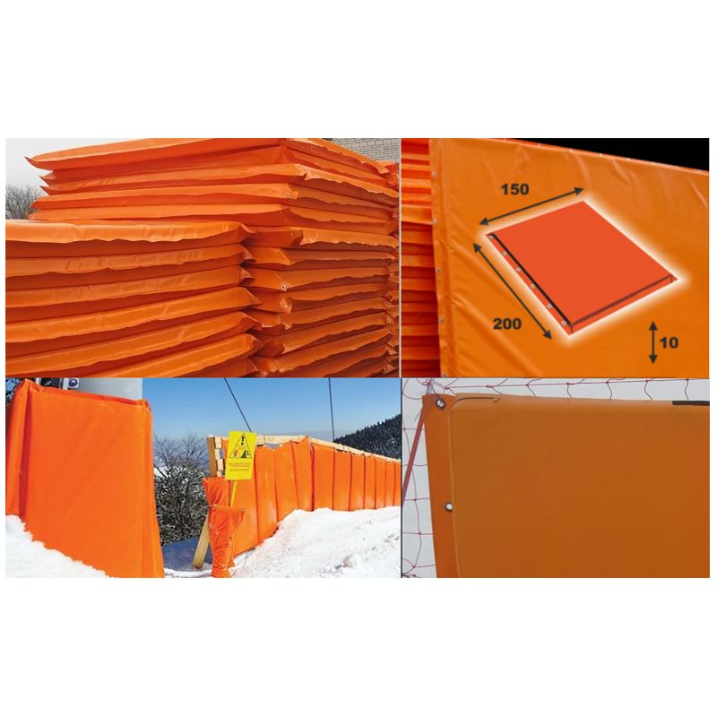 Мат для горнолыжных трасс 200х150х10 см Тент  люверсы Pioner A11653