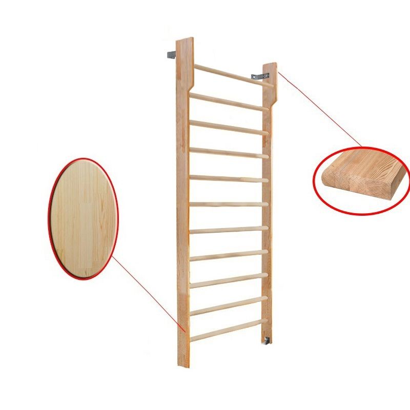 Стенка шведская 2400х1000 с турником (щит.сосна)  Pioner A15774