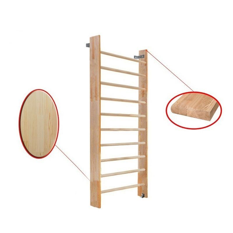 Стенка шведская 2200х800 боковина 140 мм (щит.сосна)  Pioner A15859