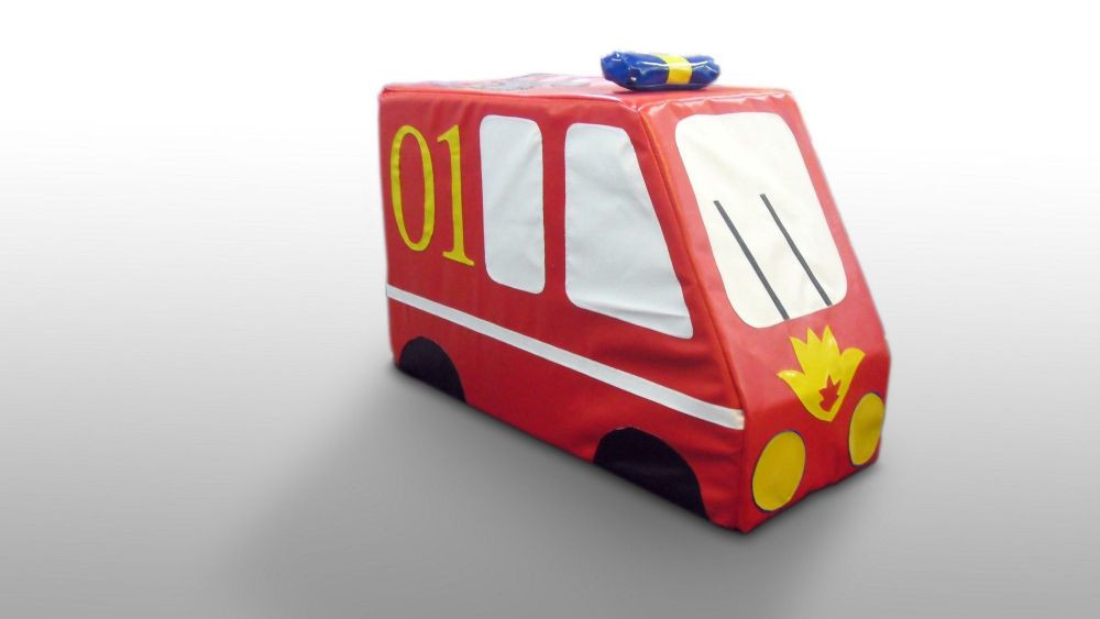 Пожарная машина 30х70х45 см винилискожа, поролон  Pioner A11153