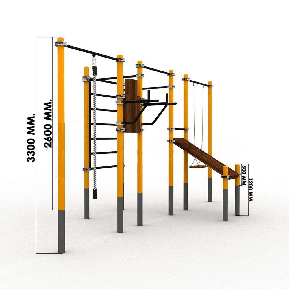 Комплекс для занятий Воркаут Pioner A16677