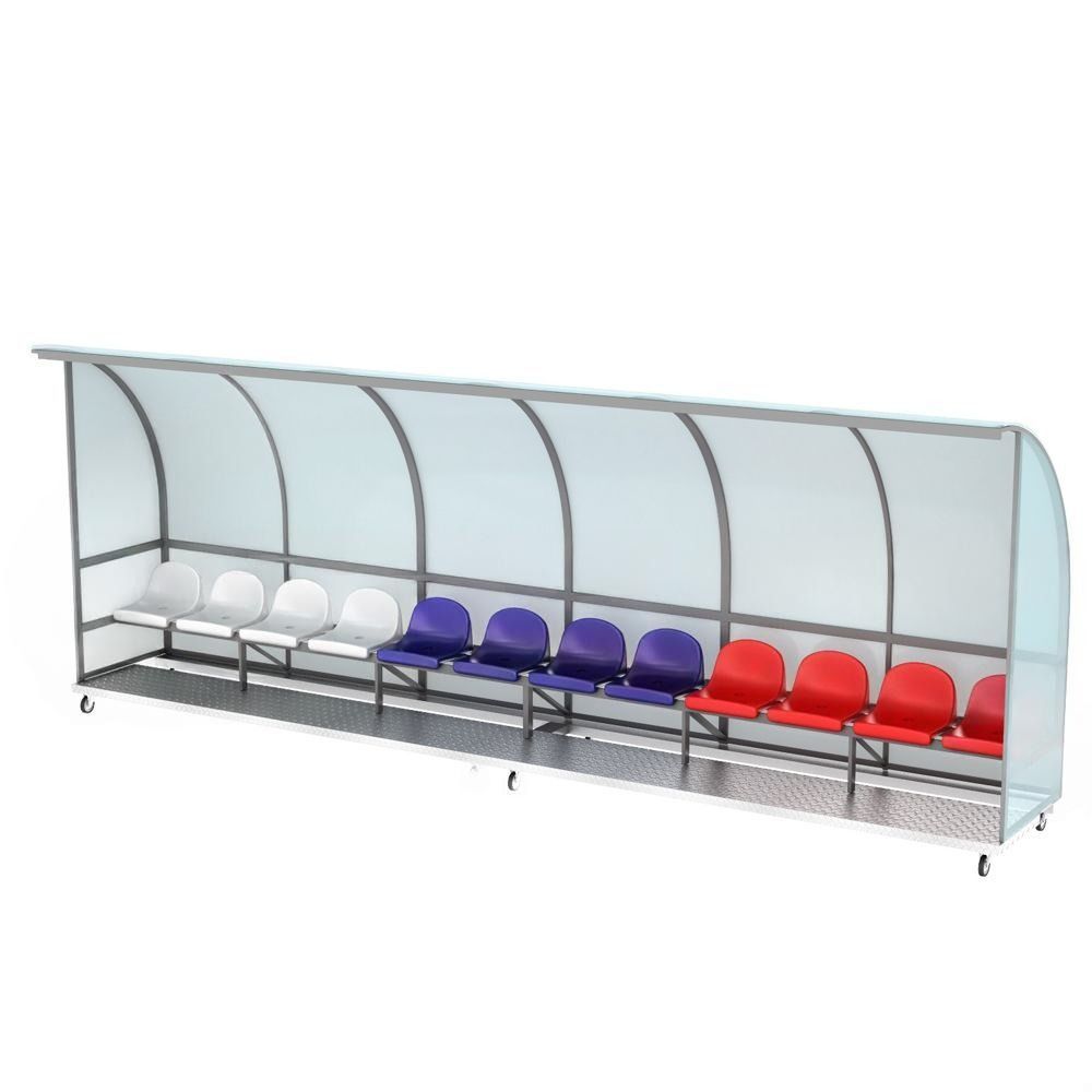 Кабинка для игроков и судей мобильная на 12 мест