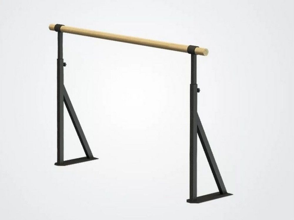 Хореографический станок однорядный напольный, Бук Pioner A14197