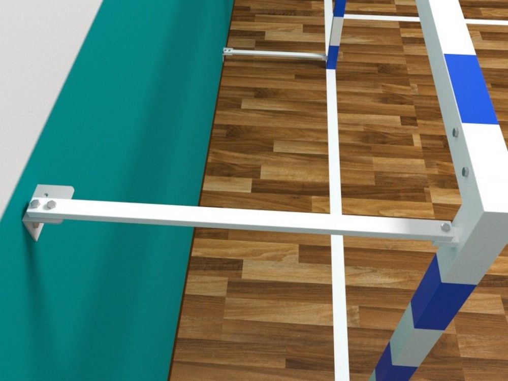 Ворота минифутбольные/гандбольные складные, пристенные  шт Pioner A13839