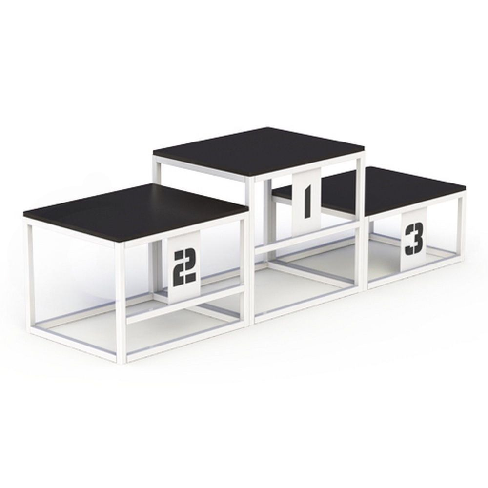 Пьедестал для награждения переносной (без облицовки) 1 человек на ступень Pioner A13980