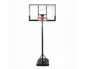 Баскетбольная мобильная стойка DFC STAND52P 132x80cm поликарбонат раздижн. рег-ка (два короба)