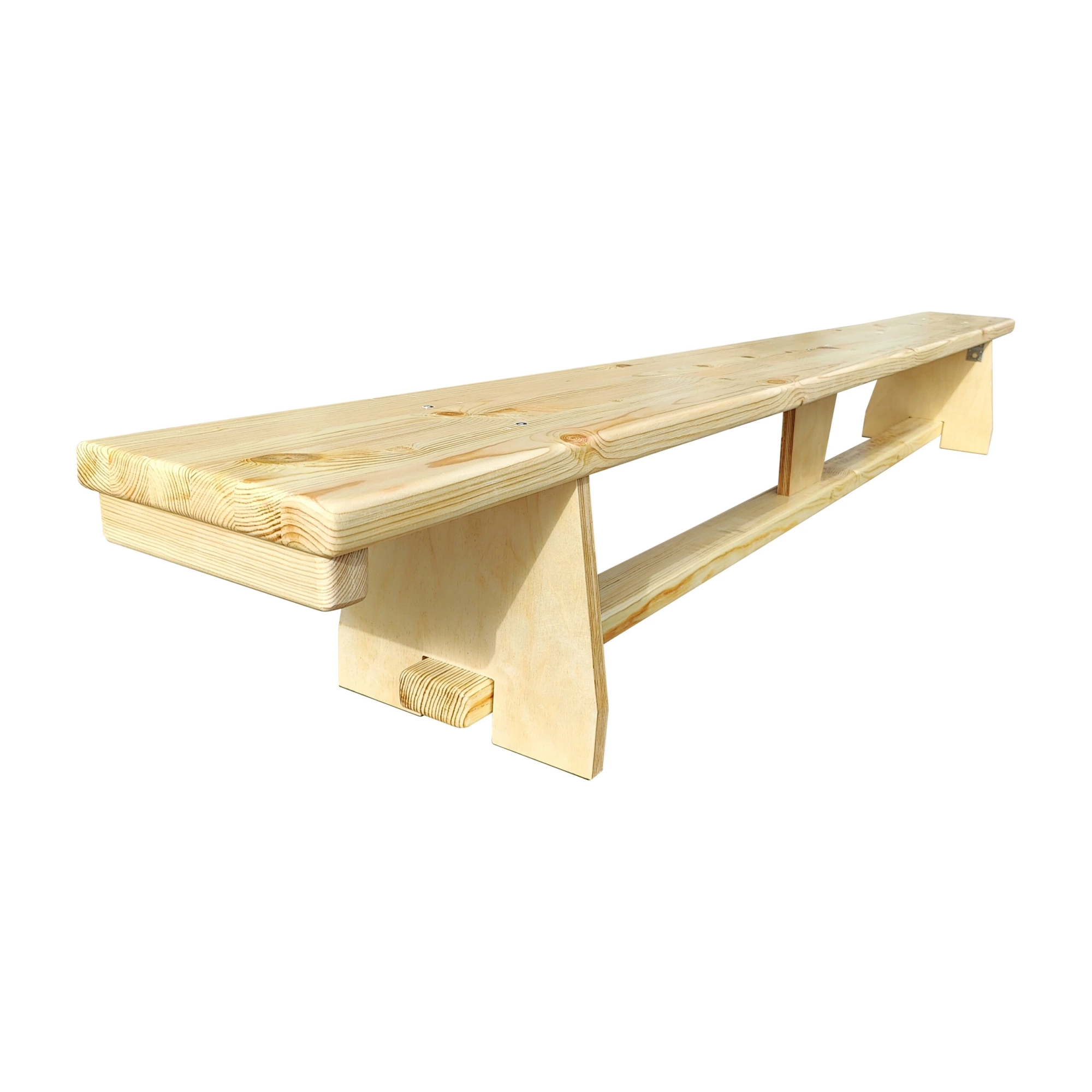 Скамейка гимнастическая 2000х240х300 мм. ОПТИМА, на фанерных ножках