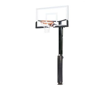 Баскетбольная стационарная стойка DFC ING54U 136х80см (четыре короба)